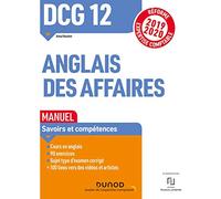 DCG 12 Anglais des affaires - Manuel - Réforme 2019-2020: Réforme Expertise comptable (2019-2020)