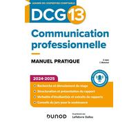 DCG 13 - Communication professionnelle - 2é ed. Manuel - Denis Aubin - Dunod - broché - Scolaire / Universitaire