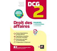 DCG 2 - Droit des affaires - Manuel et applications 2025-2026