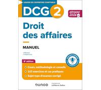 DCG 2 Droit des affaires - Manuel - Réforme 2026-2027