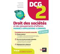 DCG 2 - Droit des sociétés et autres groupements d'affaires - Manuel et applications