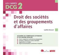 Droit Des Sociétés Et Des Groupements D'affaires Dcg 2