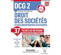 DCG 2 Droit des sociétés et des groupements d'affaires - Fiches de révision - 2021: Réforme Expertise comptable (2020-2021)
