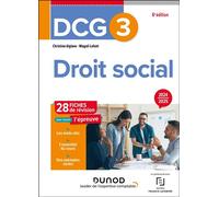 DCG 3 - Droit social - Fiches 2024-2025 (2024-2025)
