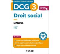 Dcg 3 Droit Social - Manuel