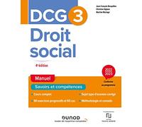 DCG 3 Droit social - Manuel - 2022/2023 (2022-2023)