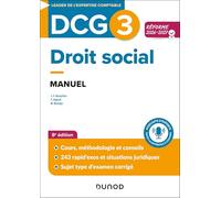 DCG 3 - Droit social - Manuel - Réforme 2026-2027
