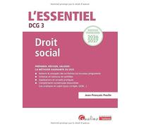 DCG 3 - Droit social: Nouveau programme 2026-2027 - Préparer, réviser, valider : la méthode gagnante du DCG