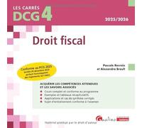 Droit Fiscal Dcg 4 - Conforme Au Pcg 2025 Et Aux Lois De Finances Pour 2025