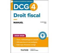 DCG 4 - Droit fiscal - Manuel 2025-2026