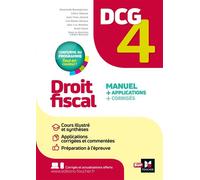 DCG 4 - Droit fiscal - Manuel et applications - Millésime 2025-2026