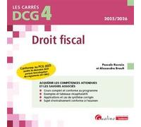 DCG 4 - Droit fiscal Pascale Recroix (Auteur), Alexandra Brault (Auteur)