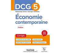 Dcg 5 Economie Contemporaine - Corrigés