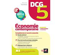 DCG 5 - Economie contemporaine - Manuel et applications