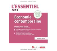 DCG 5 - Economie contemporaine: Nouveau programme 2026 2027