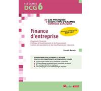 DCG 6 - Exercices corrigés Finance d'entreprise 30 cas pratiques - 5 sujets type d'examen - Nouveau programme 2026/2027 - Pascale Recroix - Gualino Eds - broché - Scolaire / Universitaire