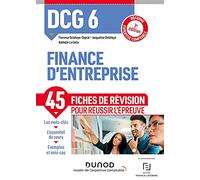 DCG 6 Finance d'entreprise - Fiches de révision - 3e éd.: Réforme Expertise comptable