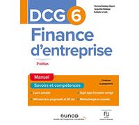 DCG 6 Finance d'entreprise - Manuel - 3e éd.