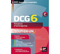 DCG 6 - Finance d'entreprise - Manuel et applications - 2e édition