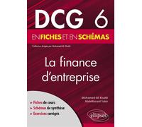 DCG 6 - La finance d'entreprise en fiches et en schémas - Mohamed-Ali Khaldi - Ellipses - broché - Scolaire / Universitaire