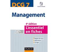 DCG 7 - Management - 4e éd. - L'essentiel en fiches: L'essentiel en fiches
