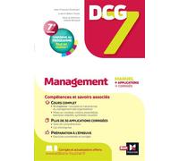 DCG 7 - Management - 7e édition - Manuel et applications - Ludovic Babin-Touba - Foucher - broché - Scolaire / Universitaire