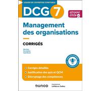 DCG 7 - Management des organisations - Corrigés - Réforme 2026-2027 - Gilles Voirin - Dunod - broché - Scolaire / Universitaire