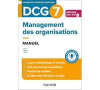 DCG 7 - Management des organisations - Manuel - Réforme 2026-2027