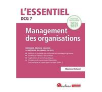DCG 7 - Management des organisations: Nouveau propramme 2026 2027