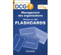 DCG 7 - Management des organisations - révisez en 180 flashcards ! 2nde édition - Pierre Baillieul - Dunod - broché - Scolaire / Universitaire
