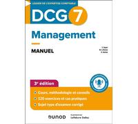 DCG 7 - Management - Manuel 3ème édition - Sabine Separi - Dunod - broché - Scolaire / Universitaire