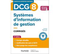 DCG 8 Système d'information de gestion - Corrigés - Réforme 2026-2027