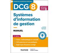 DCG 8 Système d'information de gestion - Manuel - Réforme 2026-2027 - Alexi Gonnet - Dunod - broché - Scolaire / Universitaire