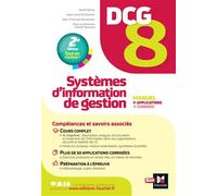 DCG 8 Systèmes d'information de gestion Manuel et applications 5e édition - Jean-François Soutenain - Foucher - broché - Scolaire / Universitaire