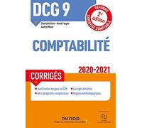 DCG 9 Comptabilité - Corrigés - 2020/2021 (2020-2021)