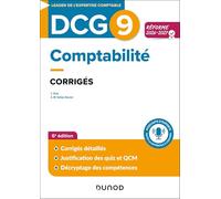 DCG 9 - Comptabilité - Corrigés - Réforme 2026-2027