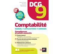 DCG 9 - Comptabilité - Manuel et applications 12e édition