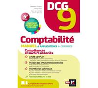 DCG 9 - Comptabilité - Manuel et applications A jour PCG 2025 édition - Sébastien Paugam - Foucher - broché - Scolaire / Universitaire
