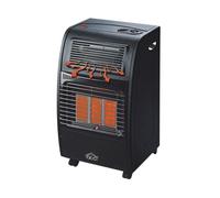 DCG Eltronic GH09 poêle Pose libre Gaz de pétrole liquéfié, Gaz naturel Noir