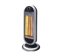 DCG Eltronic SA9837 appareil de chauffage Chauffage soufflant halogène Intérieur Noir, Argent 900 W