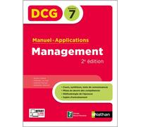DCG - Epreuve 7 - Manuel et applications Management 2e ed - 2024 - Nathalie Lucchnini - Nathan - broché - Scolaire / Universitaire
