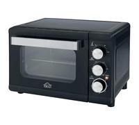 DCG MBN24 Multifour 1380 W 24 litres Minuterie 60 minutes avec alarme Thermostat réglable de 100° à 230°C 4 résistances en acier Dimensions 46 x 38 x 31h cm