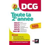 DCG - Toute la 2e année du DCG 2, 4, 5, 6, 10 en fiches - Révision 2024-2025