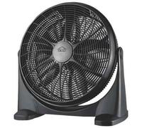 DCG ventilateur vertical 80W Ø50 cm 5 pales 3 vitesses inclinable noir puissant