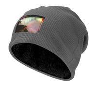 DCGHKOP Niagara Falls Bonnet tricoté gaufré pour homme et femme, idéal pour le ski, les activités de plein air et les cadeaux, gris, Taille unique