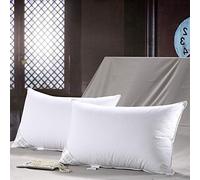 DCGSADFW Duvet d'oie Blanche Oreiller Seul côté syntetique Adulte en Trois Dimensions vers Le Bas Oreiller en Coton de Base 48cm * 74cm