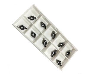 Dcgt070202ak N01 Lot de 10 inserts en carbure de tungstène pour la coupe d'aluminium Dcgt07 avec haute adhérence et résistance à l'usure