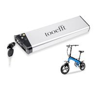 DCH-014 36V 7.5Ah 8.7Ah 9Ah Batterie de vélo électrique pour ANCHEER AM001908 vélo électrique Pliant ALX-014 10.4Ah 14Ah Batterie pour ADO A16 LANKELEISI a6 vélo électriqu (395mm 36V 12.8Ah)