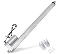 DCHOUSE Actionneurs à mouvement linéaire, 1500N jusqu’à 450mm de trajet maximale, Tension nominale 12V DC, Convient à usage électronique, médicale ou d'automatisation.