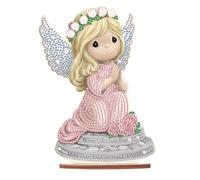 DCIDBEI Diamant Peinture Ornements Ange 13x20cm Diamant Painting Décoration de Table Elfe Perle a Coller Diamant Décoration de Table Fée Peinture par Numéros Ornement Adultes Débutants Cadeau